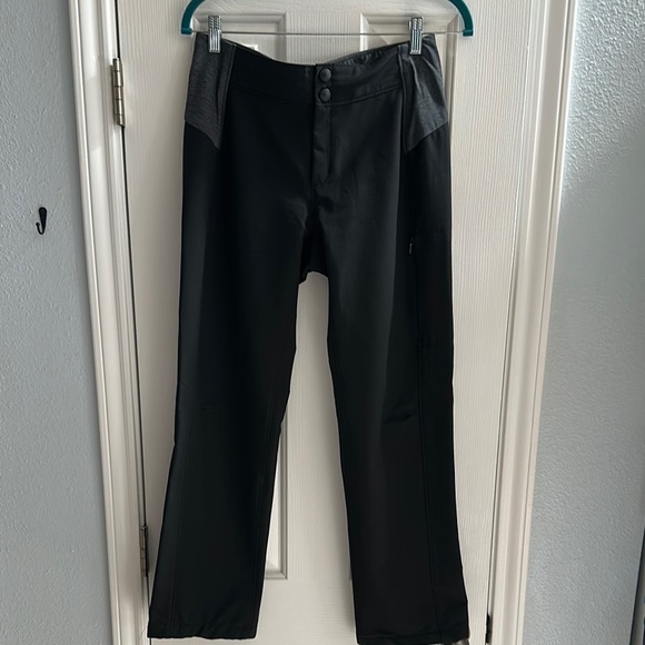 Royal Robbins Black Boot Cut Trim Fit Pants Hiking Exploring Women’s Small - Picture 1 of 9